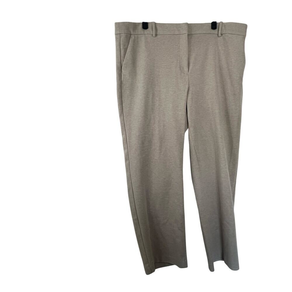 Loft Tan Womens Riveria Slim Pants Size 16
